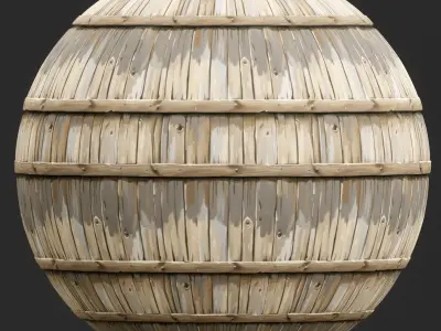 Stylized Wood Fence Seamless Texture  Texture