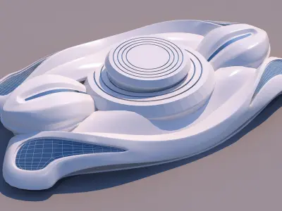 0102 - Organic Building 3D model