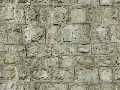 PBR Stone Block Wall Texture - 4K Scanned - realism 013 Texture