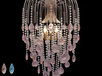 Crystal Chandelier Collection 004 3D model