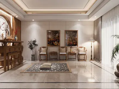 Worship room 3D model