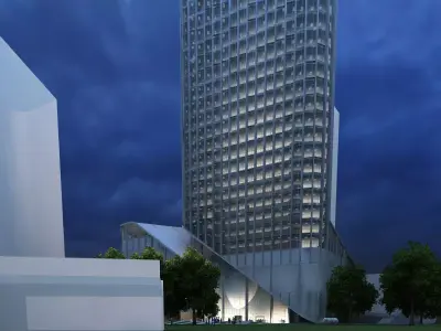 The Headquarters Business Park Tower 3D model