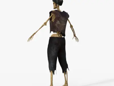 Scary Skeleton  3D model