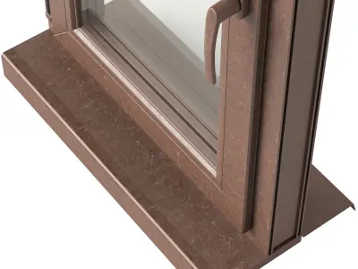 Double Glazed Window VOL 01 3D model