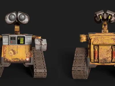 MP7 PBR Game-Ready Low-poly 3D model