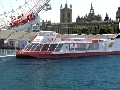  London River Cruises Boat on Water 
