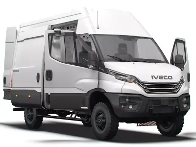 Iveco Daily Van L3H3 4x4 HQ Interior 2026 3D model