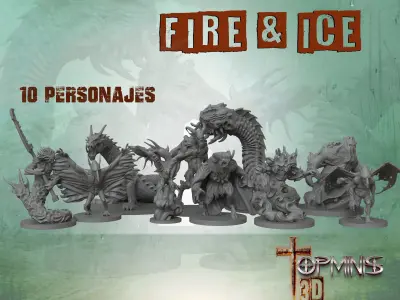 CHARACTERS DnD  3D print model