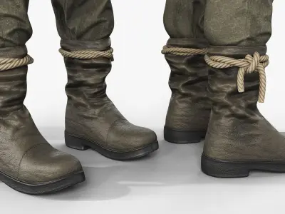  Asian Commoner Outfit Gray 