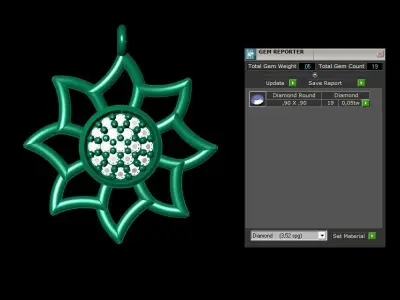 Pendant P082 3D Print Model 3D print model