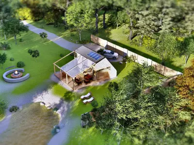 Vacation house  cottage Nataly 3d model 3D model