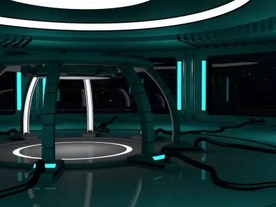 Sci Fi Interior 3D model