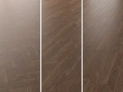  Parquet Oak Rotec Wildwood set 6 3D model