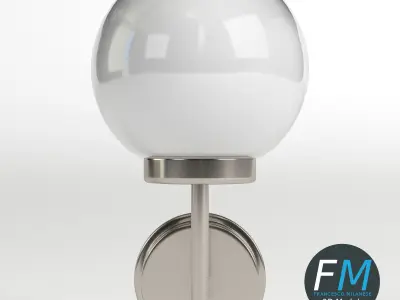 Outdoor applique lamp 3D model