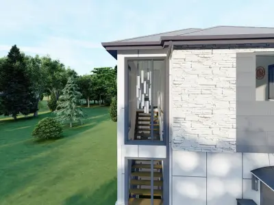 Contemporary City Urban Home 3D model