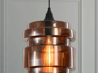 Hanging lamp LOFT HOUSE P-159 3D model