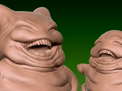 3d print Animal Cartoon Tardigrade Waterbears 3D print model