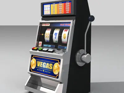 Slot machine 3D model