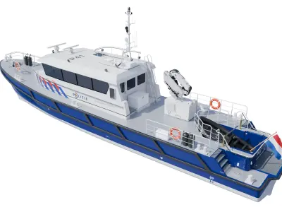 Politieboot P41 3D model