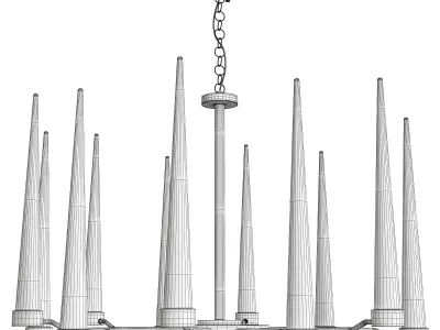 CEILING ICICLE CHELSOM Low-poly 3D model