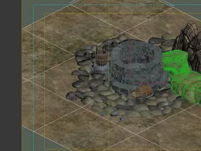 Game Model - Well 02 3D model