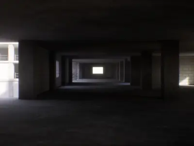 Construction Site Low-poly 3D model