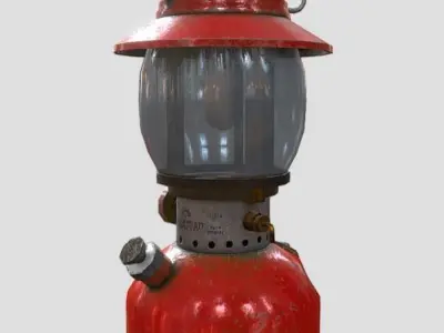 Coleman Lantern Low-poly 3D model