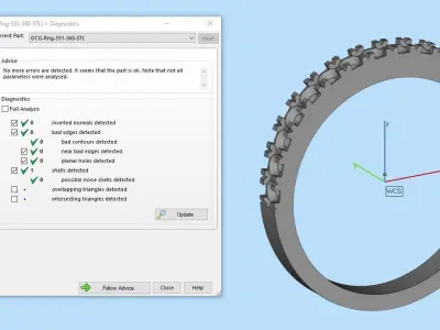 Jewelry ring 360 3D print model