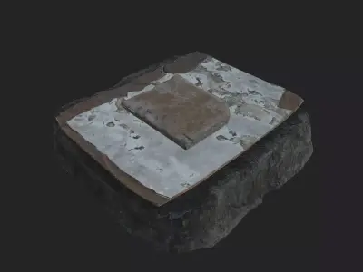 Main holes Free low-poly 3D model