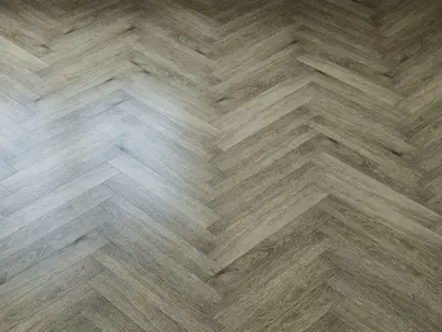 Alpine Floor Ultra ECO5-24 Quartz-Vinyl Tile Smoky Oak 3D model