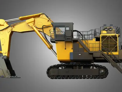 EX8000-6 - Hydraulic Mining Excavator 3D model