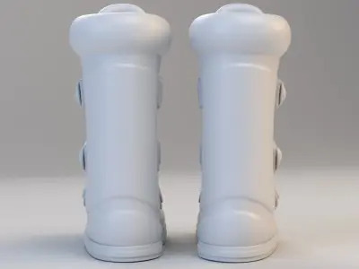 Cartoon Cyber Boots 3D model