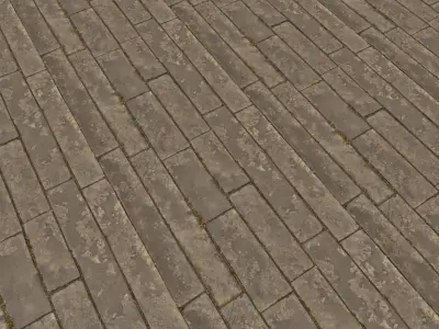 Block Paving 01 - Photogrammetry based Environment Texture Texture