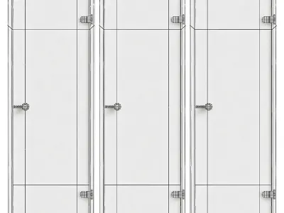 Glass door Harvia 3D model