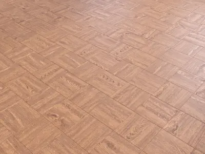 Parquet - Laminate - Wooden floor 2 in 1 Low-poly 3D model 89