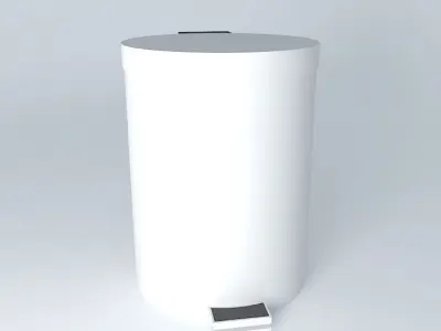 trash bucket with handle Free 3D model