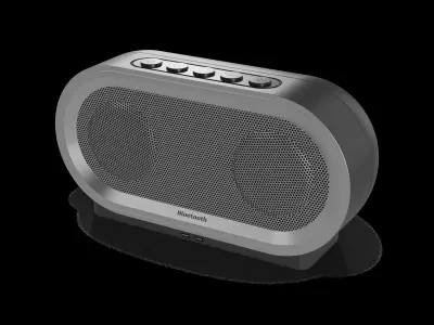 Personal electronic devices and accessories Bluetooth Speaker Low-poly 3D model