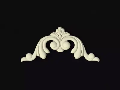 dekor decorative scroll Free 3D model