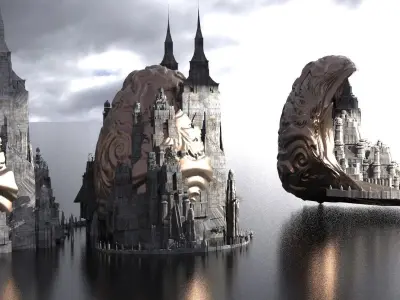 Easter Egg Hidden City 3 designs  3D model