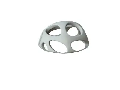 SciFi Cube Object No 53644 Low Poly Shape Low-poly 3D model