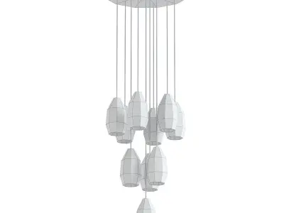 CHATELET CIRCULAR CHANDELIER 3D model