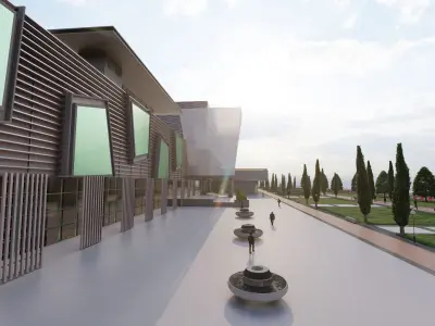 Hospital - Medical Building - 2Ds Plans - 3Ds Files 3D model