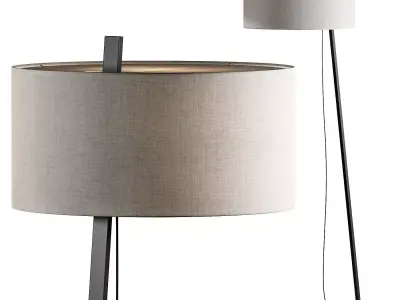 Alma Light Pica Floor Lamp 3D model