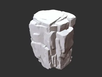 3D Mountain rock Zbrush sculpt 3D model
