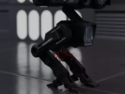 BD-1 Rigged model from the Star Wars Jedi series 3D model