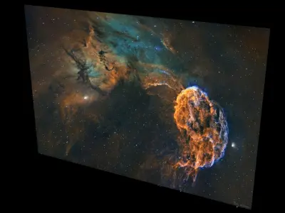 Jellyfish Nebula 3D model