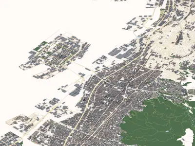 Kobe City Japan 3D model