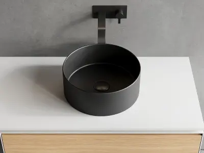 Nic Design Lama Vanity unit Set 1 3D model