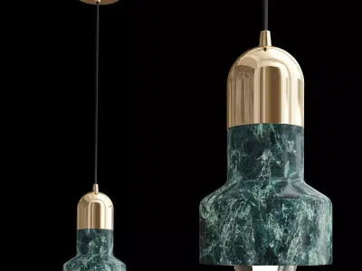 Luxurious Single Light 3D model