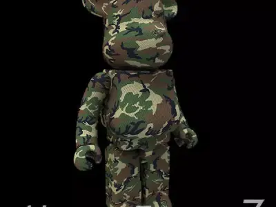 Soldier BearBrick 3D model